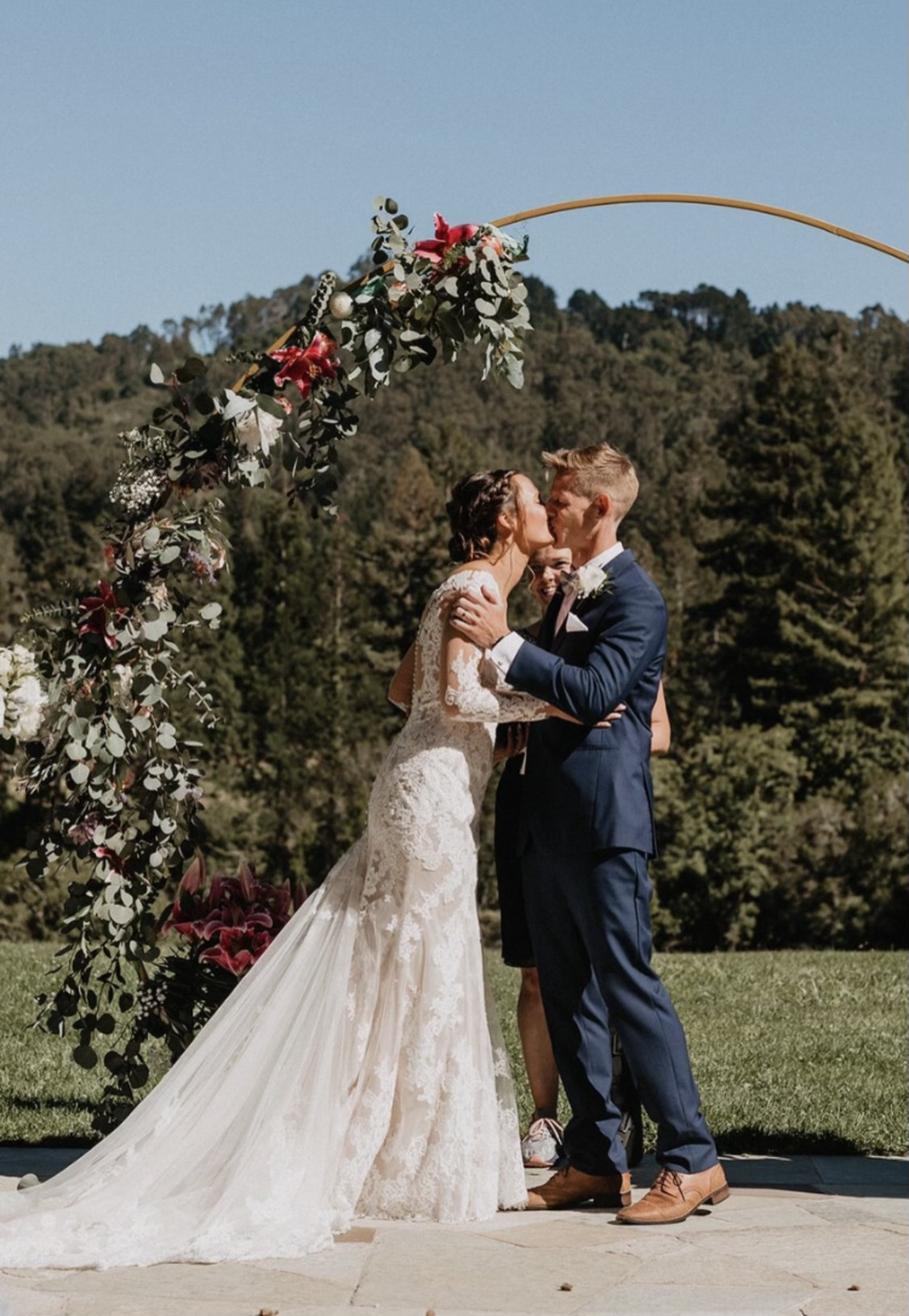 Bay area florist floral arch